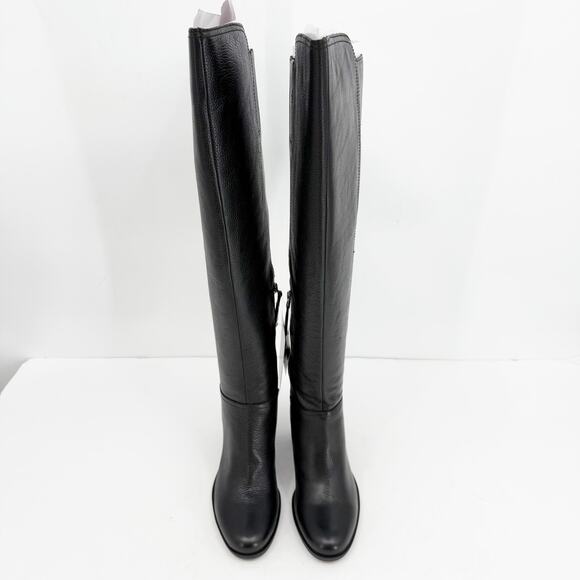 Naturalizer Womens Kyrie Heeled Knee High Boots US 8.5 Wide Black Leather NIB - Picture 7 of 10